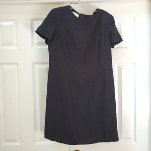 Talbots Petites Black Short Sleeve Dress